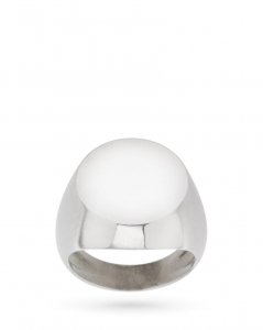 925 sterling silver round pinky ring big size