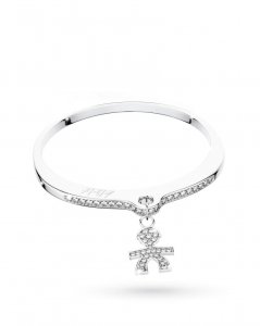 Anello LeBebe LBB038 bimbo con pave di diamanti