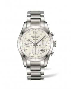 Longines Conquest Classic L2.786.4.76.6 automatic stainless steel 41,00 mm