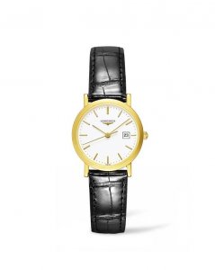 Longines Présence L4.279.6.12.0 quartz 18kt gold 26,80 mm