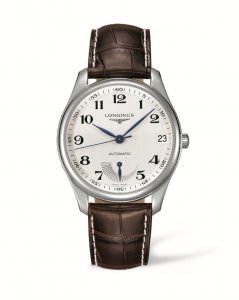 Orologio Longines Master Collection automatico in acciaio con cinturino in pelle